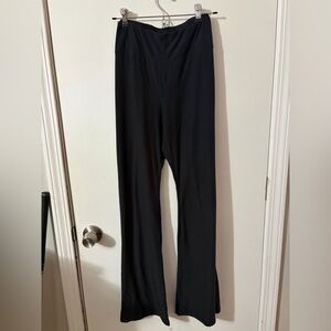 Juniors XL No Boundaries 15-17 Black High-Waist Wide Leg Flare Pants